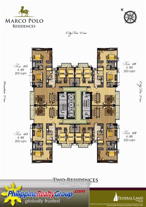 Polo Towers Floor Plan - floorplans.click