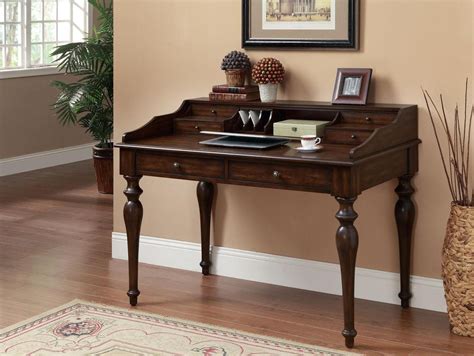 MADISON Rub-Through Brown Writing Desk - CB Furniture