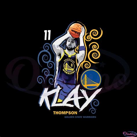 Klay Thompson Golden State Warriors Svg Graphic Designs Files - Oladino