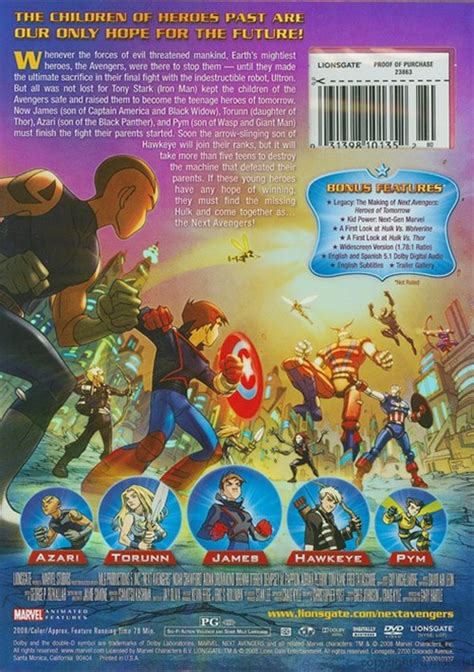 Next Avengers: Heroes Of Tomorrow (DVD 2008) | DVD Empire