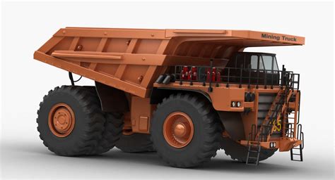 Mining truck 3D model - TurboSquid 1580663