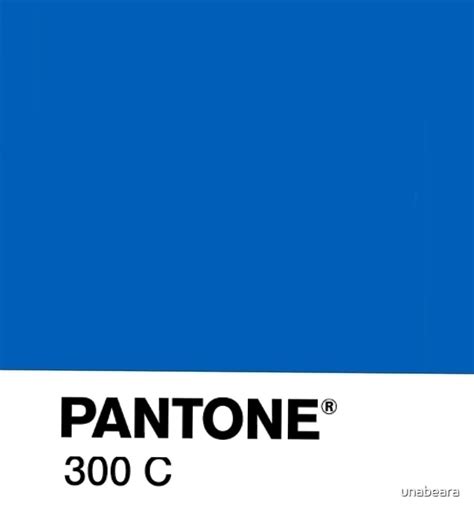 "Pantone 300 C" by unabeara | Redbubble