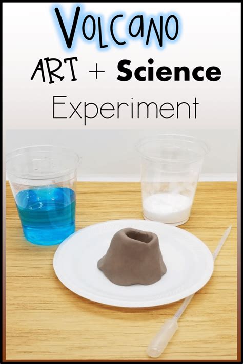 Clay Volcano Experiment for Kids - Hands-On Teaching Ideas