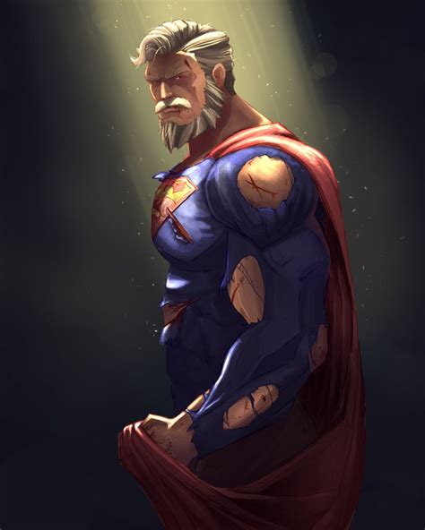 Old man Superman by Jackson Caspersz | Superman art, Superman artwork, Old superman