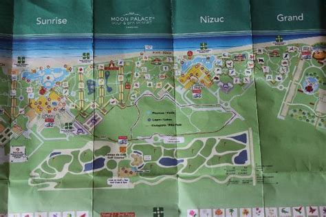 Map of the resort - Picture of Moon Palace Golf & Spa Resort, Cancun ...