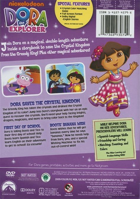 Dora The Explorer Saves The Crystal Kingdom Dvd