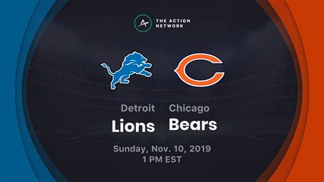 Lions vs. Bears Betting Odds, Predictions & Picks (November 10, 2019)