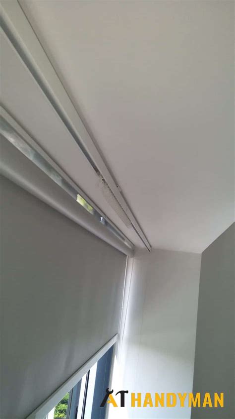 Curtain Track Installation Drilling Services Handyman Singapore Condo ...