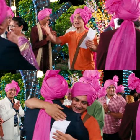 Aamir Khan Hugging A Stranger At A Wedding - Indian Meme Templates