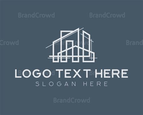 Blueprint Architecture Contractor Logo | BrandCrowd Logo Maker