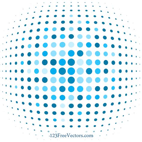 Blue Dot Background Illustrator by 123freevectors on DeviantArt