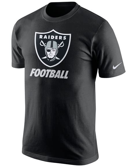 Nike Men's Oakland Raiders Facility T-shirt in Black for Men | Lyst