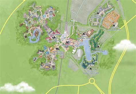 Disneyland Paris Resort Map