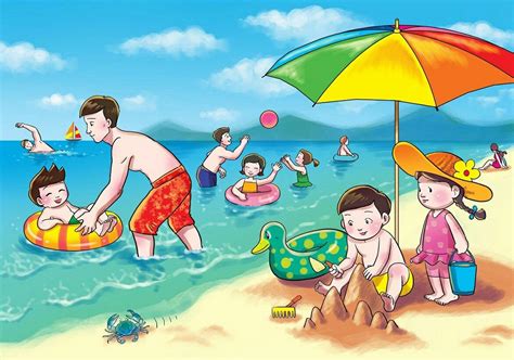 Near the sea Art Drawings For Kids, Drawing For Kids, Easy Drawings, Art For Kids, Picture ...