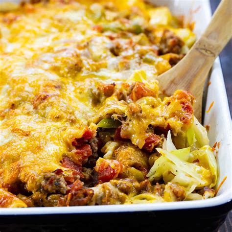 Sausage Cabbage Casserole - Skinny Southern Recipes