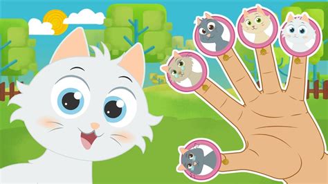 CAT FAMILY | Finger Family with cats | Nursery Rhymes for children - YouTube