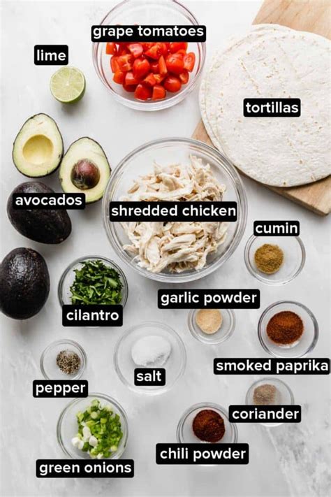 Chicken Avocado Wrap — healthy 5 minute meal! — Salt & Baker