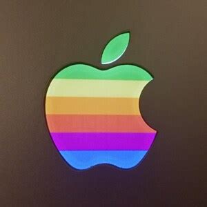 GLOWING Apple Macbook Decal Sticker Retro LED Logo Macbook Air - Etsy