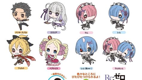 Re:Zero -Starting Life in Another World- Rubber Q Straps! | Anime News ...