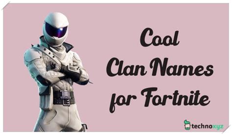 1300+ Good Fortnite Clan Names Ideas (2024) Cool & Funny