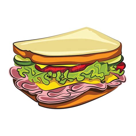 Cartoon Sandwich