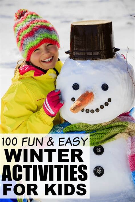 100 winter activities for kids