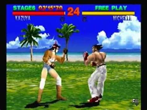 Tekken 1 (Arcade Version) Playthrough - YouTube