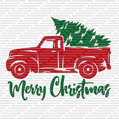 Image result for christmas Free SVG Files for Cricut | Christmas truck ...