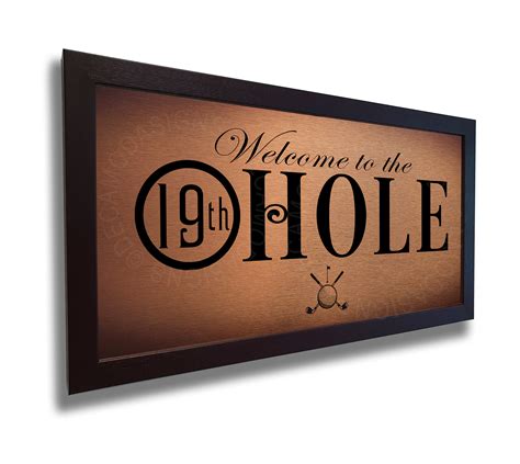 19th Hole Sign | Golf Car | 19th Hole Decor | Gift for Golfer