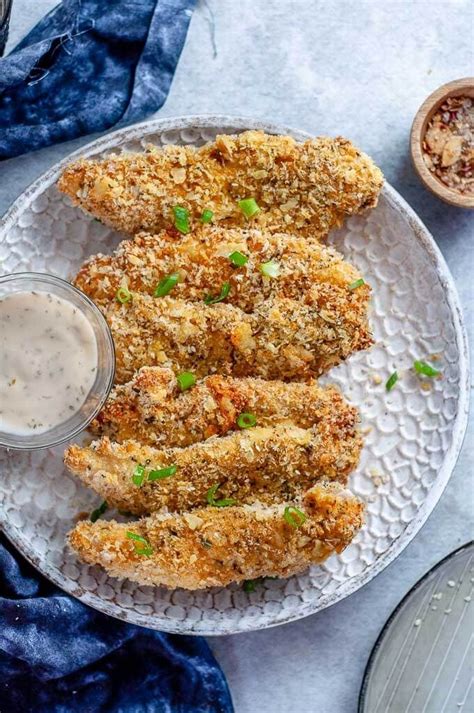 Healthy Panko Oven Fried Chicken Tenders | Recipe | Oven fried chicken tenders, Baked chicken ...