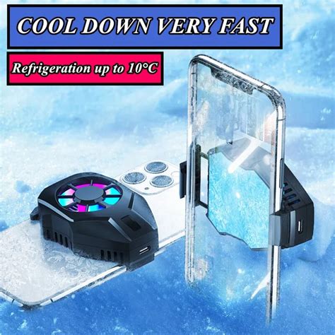 L-01 Mobile Phone Cooler Semiconductor Para Celular Cooling Fan Case Cold Wind Handle For Iphone ...