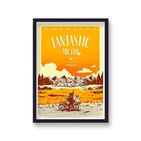 Fantastic Mr Fox Movie Poster - Etsy