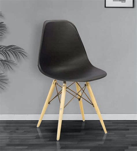 Buy Eames Replica Iconic Chair in Black Colour by Star India Online ...