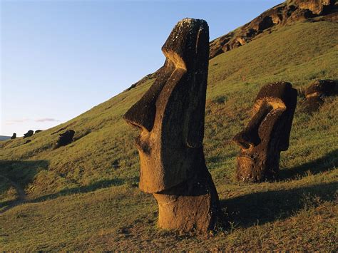 Moai Statues Easter Island Chile picture, Moai Statues Easter Island Chile photo, Moai Statues ...