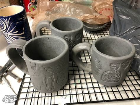 A beginner's guide to hand built pottery mugs - Crafty Chica