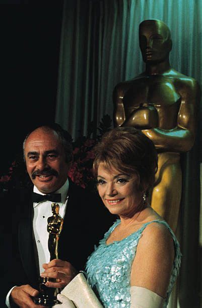 (Original Caption) Actor Martin Balsam holds Oscar presented to him by ...