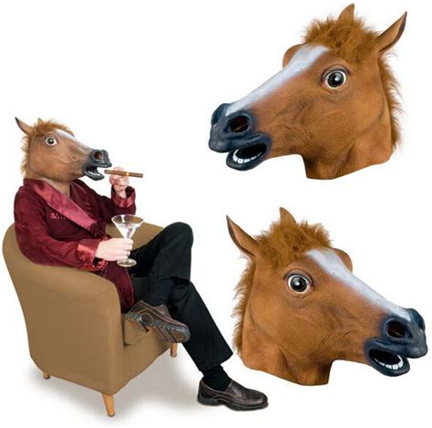 Bojack Horseman Horse Head Mask COSPLAY Animal Performance Props ...