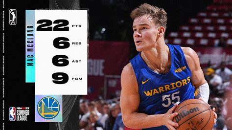 Mac McClung GOES CRAZY In Warriors’ Summer League Win: 22 PTS, 6 REB, 6 ...