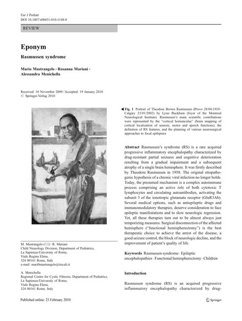 (PDF) Eponym - Rasmussen syndrome