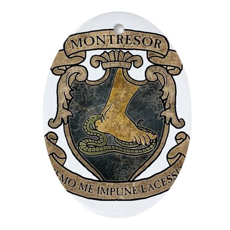 Montresor Coat Of Arms Ornament (Oval) by opheliasart002