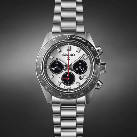 Seiko Prospex Speedtimer Go Large Solar Chronograph Silver Dial ...