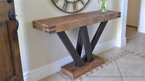 Rustic Sofa Table Plans | Cabinets Matttroy