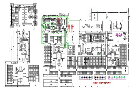 Industrial Plant Layout Plan AutoCAD File | Autocad, Factory layout ...