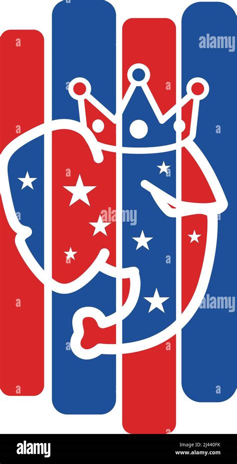 American Republican Party Election Elephant Symbol, Vector illustration ...