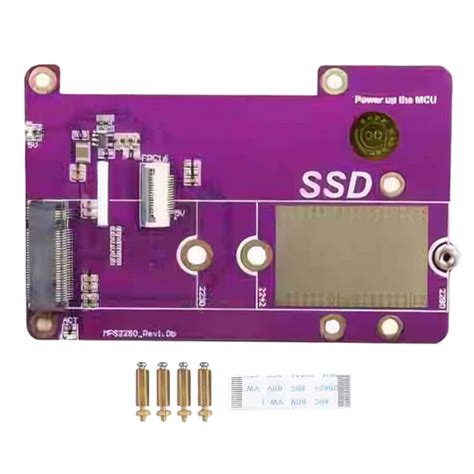 PCIe To M.2 NVMe SSD Adapter Board Supports Gen3 for Raspberry Pi (to SSD 2280) | eBay