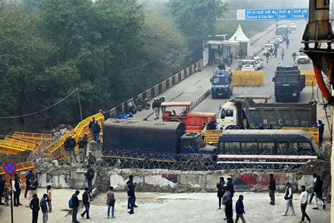 Chaos at Shambhu border, farmers detained after they break barricades - The Statesman