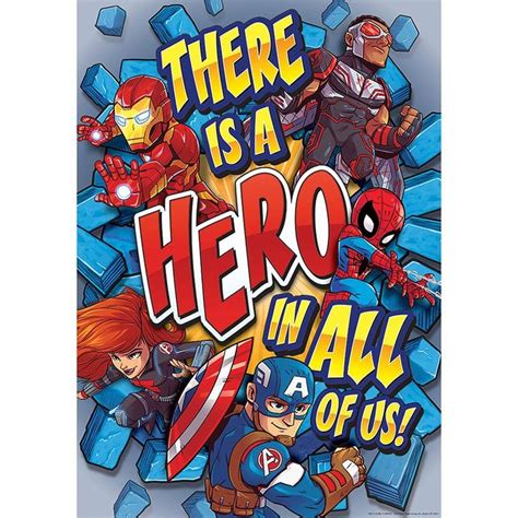 MARVEL SUPER HERO IN 13X19 POSTER | Superhero classroom theme, Hero ...