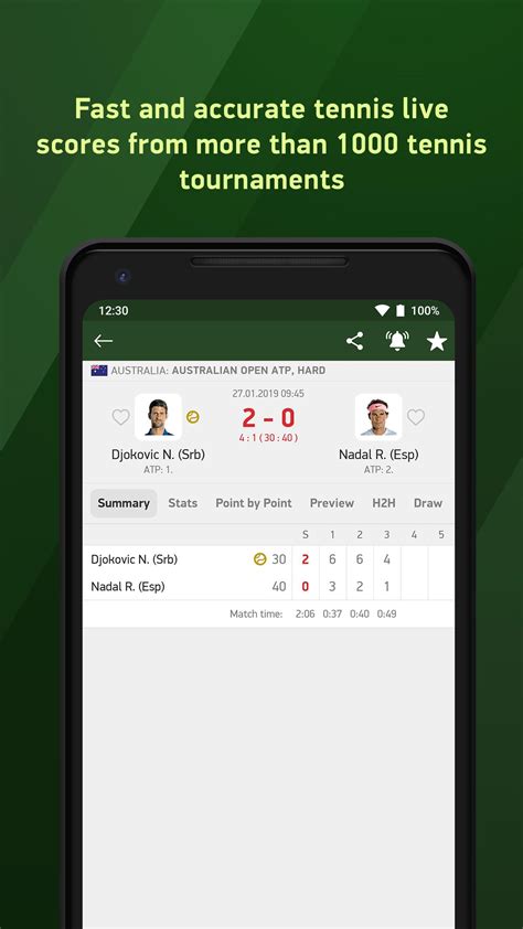 Tennis 24 - tennis live scores APK for Android Download