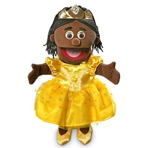 14" Princess, Black Girl, Hand Puppet - Walmart.com