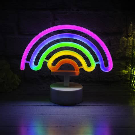 Rainbow Neon Stand Light